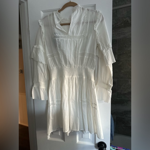 Frye Ally Lace Dress White - Picture 7 of 9